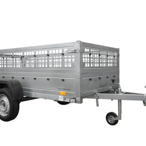 REMORQUE GARDEN TRAILER 264 KIPP (NEW) AVEC REHAUSSES GRILLAGÉES ET ROUE JOCKEYI