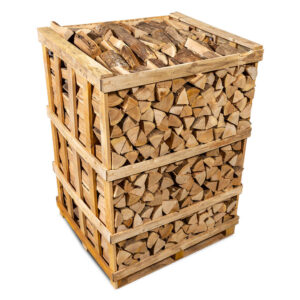 Caisse de Bois de chauffage – 45 cm – Mélange de bois durs (2 m3 )