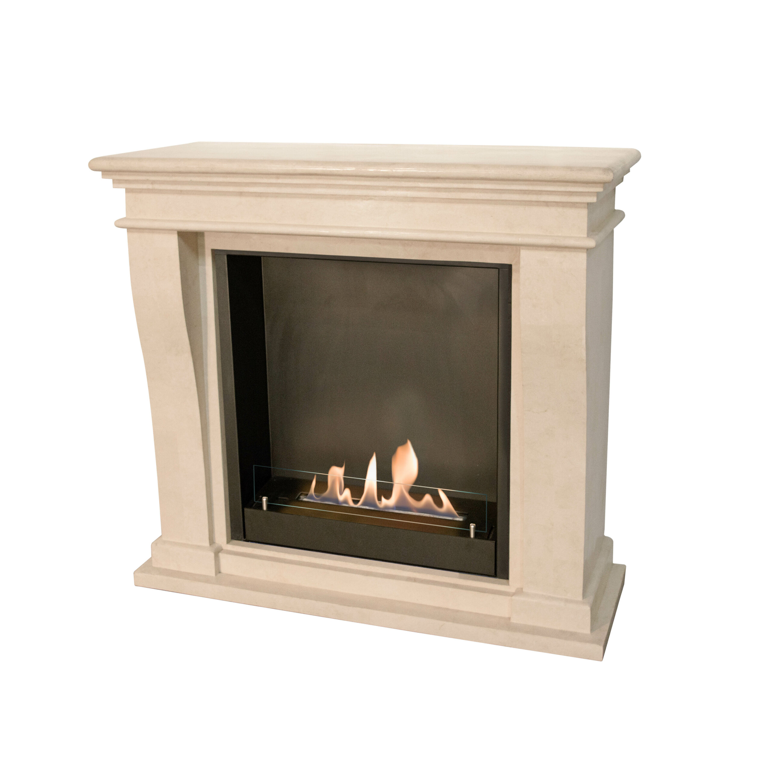 Cheminée bioéthanol à poser au sol Kreta Mini