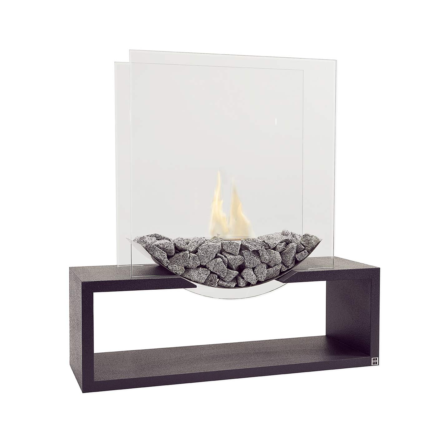 Cheminée bio éthanol design Alfra Julius Carrée