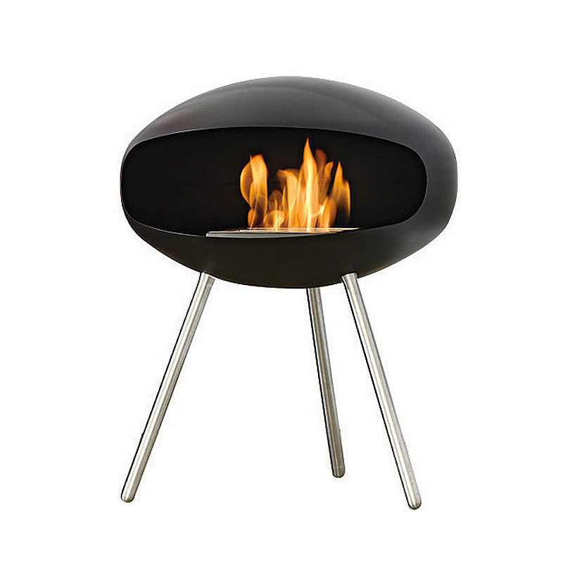 Cheminée bioéthanol sur pieds Terra 2.0